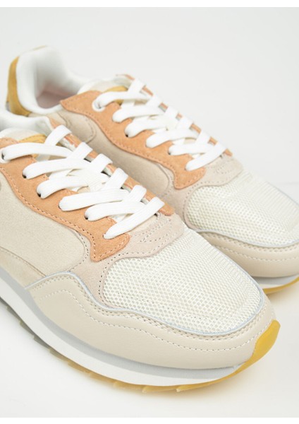 Çok Renkli Kadın Deri - Kumaş Sneaker 12202014