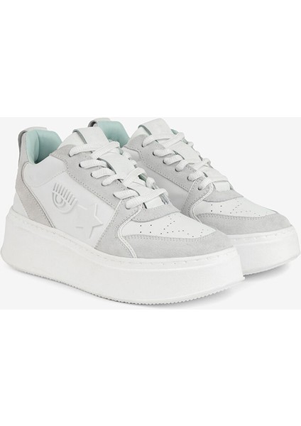 Beyaz-Gri Kadın Sneaker CF3218_031