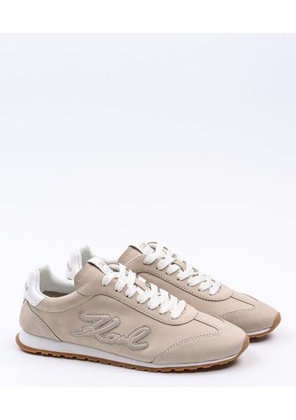 Pembe Kadın Deri Sneaker KL65912