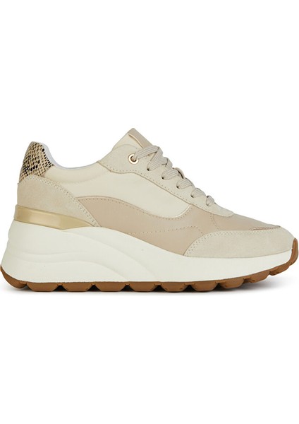 Açık Bej Kadın Deri Sneaker D Spherıca EC13 A
