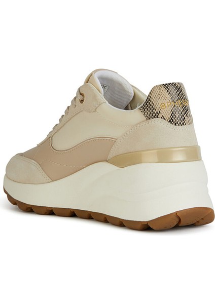 Açık Bej Kadın Deri Sneaker D Spherıca EC13 A modelleri