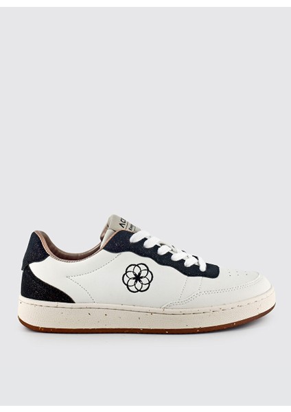 Beyaz-Siyah Kadın Sneaker SHACBEWF201