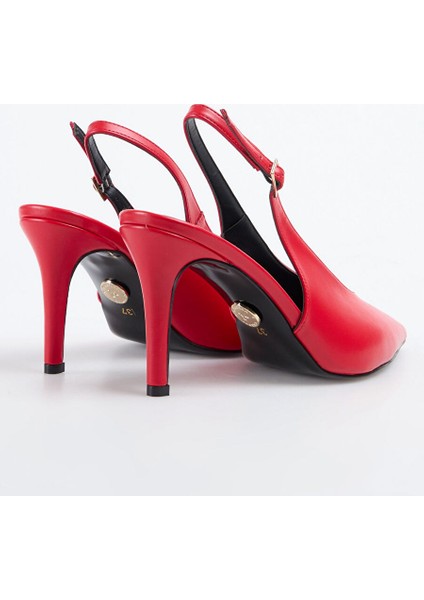 Kırmızı Kadın Stiletto Holm modelleri