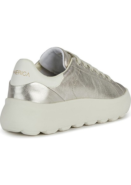 Gümüş Kadın Deri Sneaker D Spherıca Ec4.1 C