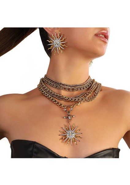 Maschera Altın Kaplama Charm Kolye
