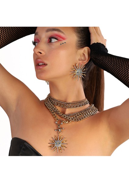 Maschera Altın Kaplama Charm Kolye