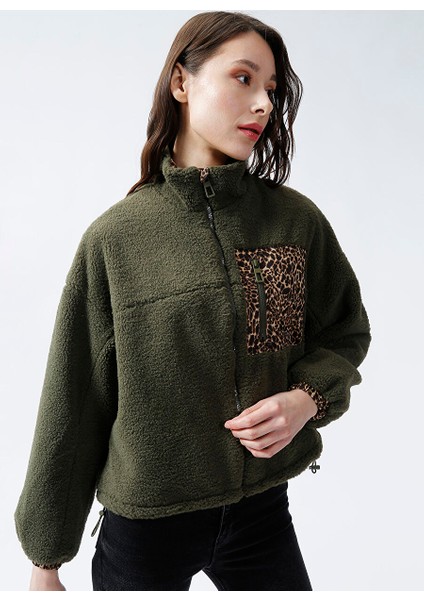 Yeşil Kadın Mont 15265460