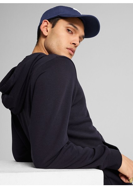 Siyah - Beyaz Erkek Kapüşon Regular Fit Baskılı Sweatshirt 68257216 Ess No. 1 Logo Hoodie Tr N fiyatları