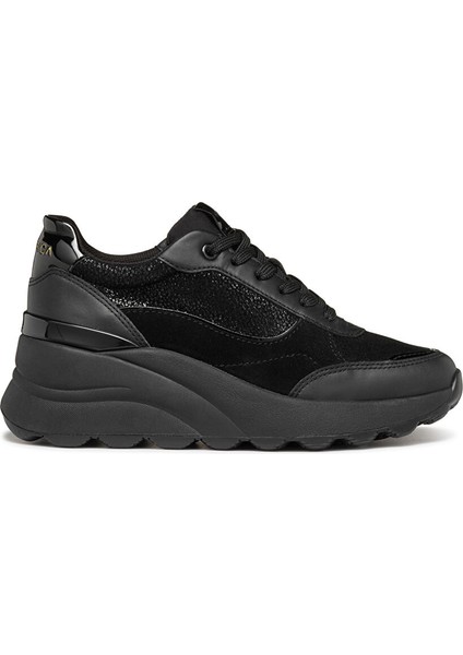 Siyah Kadın Deri Sneaker D45WAA0JS85C9999