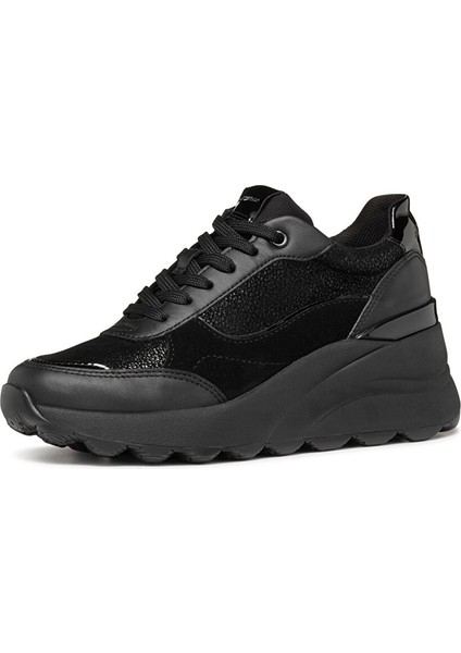 Siyah Kadın Deri Sneaker D45WAA0JS85C9999 modelleri