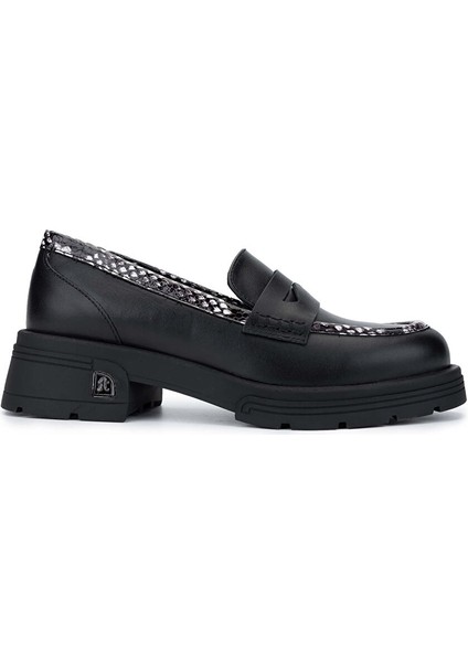 Bej Kadın Deri Loafer 33 2000-1 Bn Ayk SK24-25