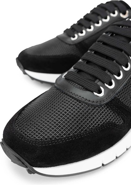 Siyah Kadın Deri Sneaker 1040 95A2602 Bn Ayk Y24 modelleri