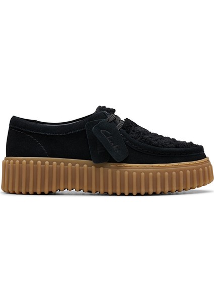 Siyah Kadın Süet Loafer 26179110