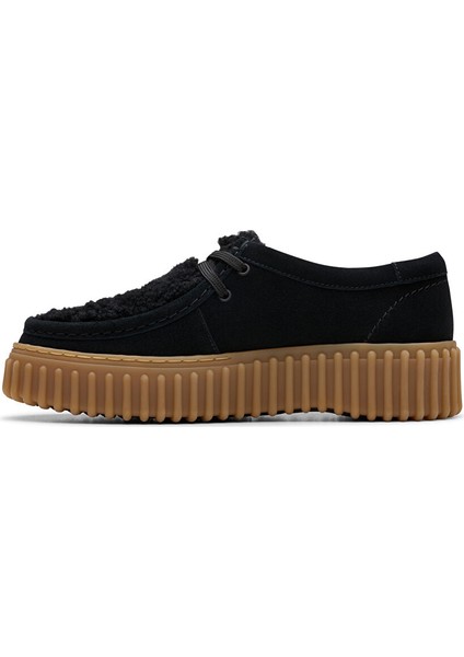 Siyah Kadın Süet Loafer 26179110