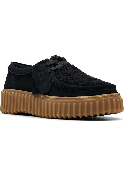 Siyah Kadın Süet Loafer 26179110