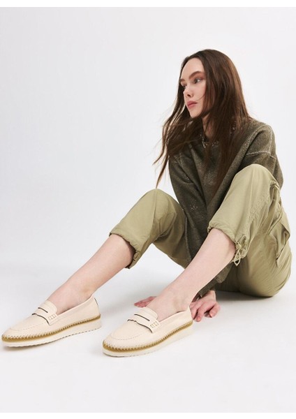 Kadın Bej Günlük Loafer