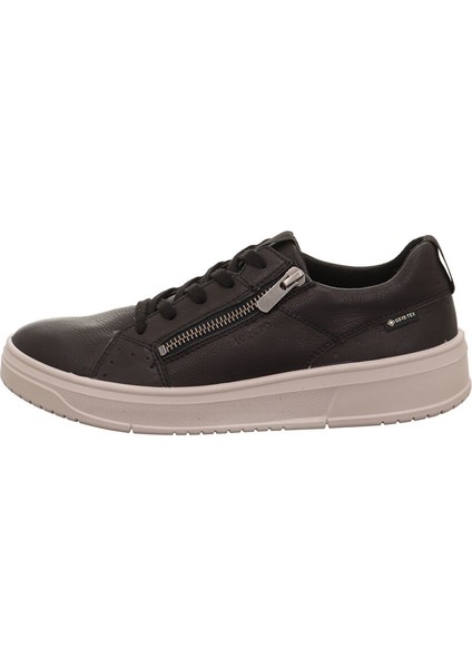 Siyah Kadın Deri Sneaker 2-000334