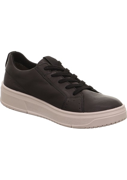 Siyah Kadın Deri Sneaker 2-000334