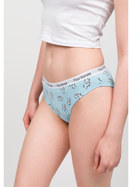 Desenli Kadın Slip Külot - Couple Collection Penguin Love fırsatları