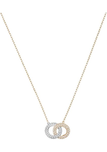 5414999 Swarovski Kolye Stone:necklace Double Silk/cry/ros