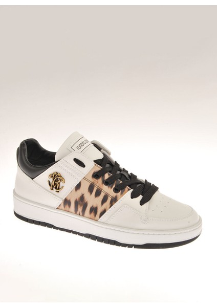 Beyaz-Siyah Kadın Deri Sneaker 20617A modelleri