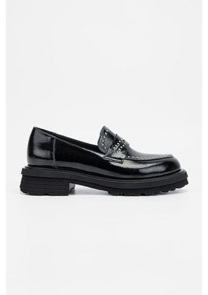 Gri Kadın Süet Loafer 775 369 Bn Ayk SK23/24