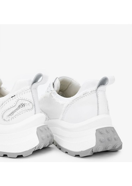 Siyah Kadın Deri Sneaker 1011 6360 Bn Ayk Y24