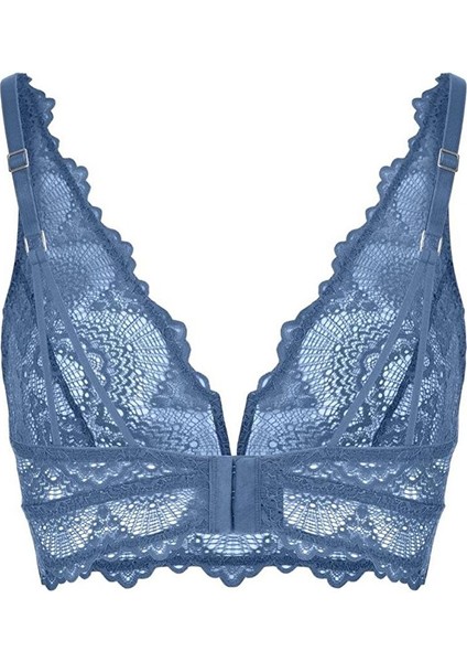 Flame V Detaylı Bralet Mavi