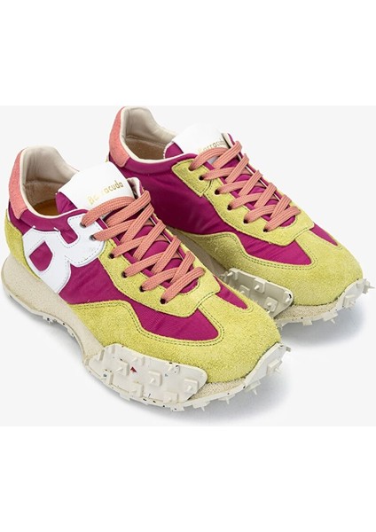 Kadın Tekstil Deri Fıstık Yeşili/fujya Sneakers & Spor Ayakkabı fiyatları