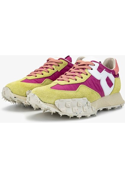 Kadın Tekstil Deri Fıstık Yeşili/fujya Sneakers & Spor Ayakkabı fırsatları
