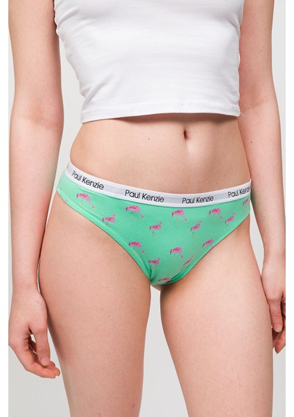 Desenli Kadın Slip Külot - Couple Collection Pink Birdy fırsatları