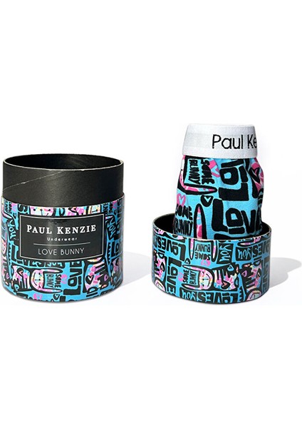 Desenli Kadın String Külot – Unique Effect – Love Bunny