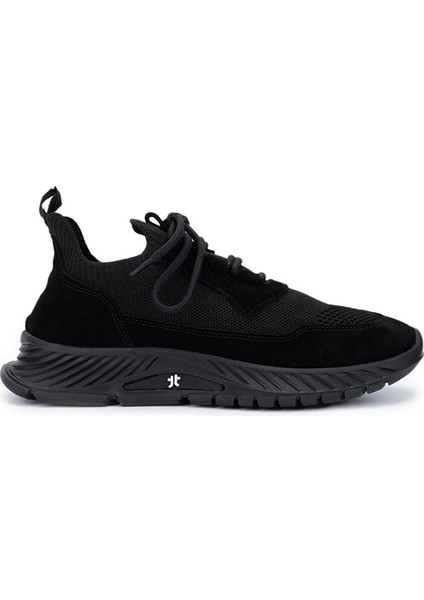 Kadın Deri & Tekstil Siyah Süet Sneakers & Spor Ayakkabı