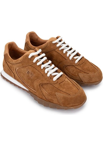 Kadın Hakiki Deri Taba Süet Sneakers & Spor Ayakkabı