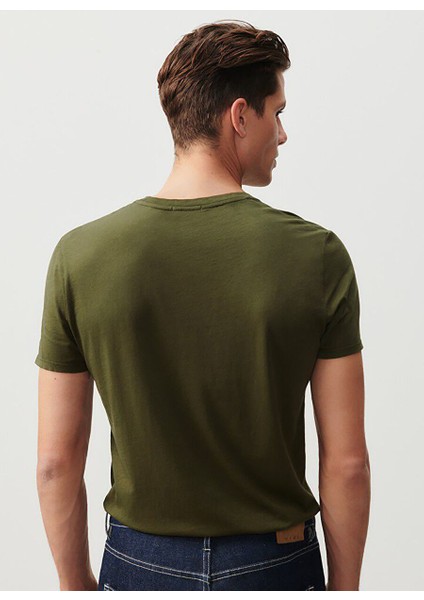 Haki Erkek Standart T-Shirt MDEC1E25KAKI fırsatları