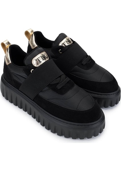 Kadın Suni Deri Siyah Sneakers & Spor Ayakkabı fiyatları