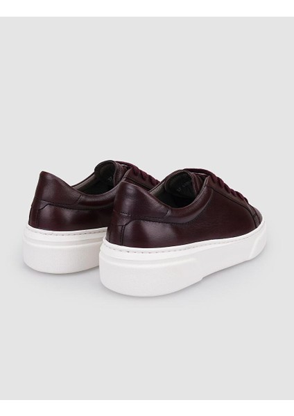 Kahverengi Kadın Deri Sneaker 126063