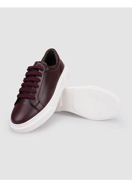 Kahverengi Kadın Deri Sneaker 126063