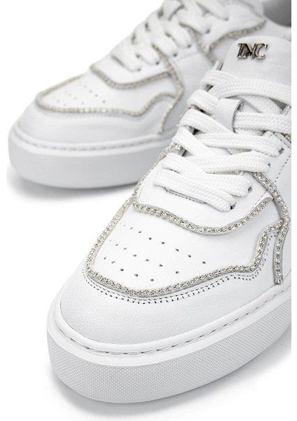 Siyah Kadın Deri Sneaker 1037 08 Bn Ayk SK24-25