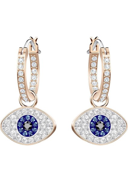 5425857 Swarovski Küpe Duo:pe Hoop Evil Eye Dmul/ros