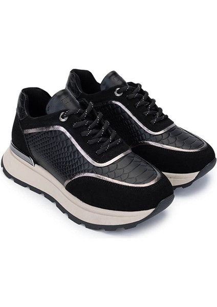 Kadın Suni Deri Siyah Sneakers & Spor Ayakkabı fiyatları