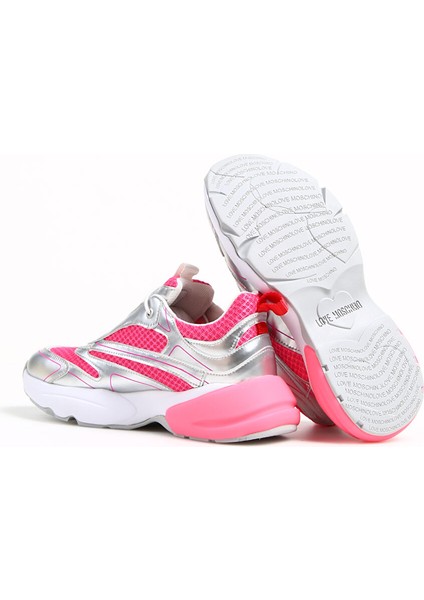 Pembe-Gümüş Kadın Sneaker JA15025G1GIQ460A fırsatları