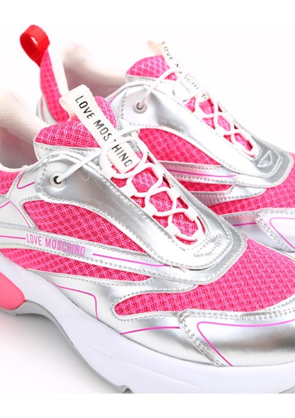 Pembe-Gümüş Kadın Sneaker JA15025G1GIQ460A indirimleri