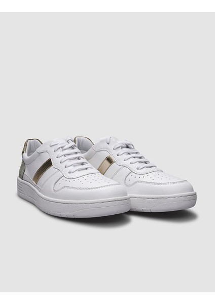 Beyaz Kadın Deri Sneaker 124685 fiyatları