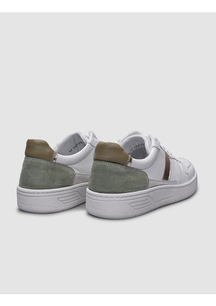 Beyaz Kadın Deri Sneaker 124685 modelleri