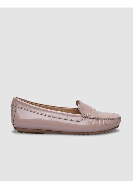 Gri Kadın Rugan Loafer 124659