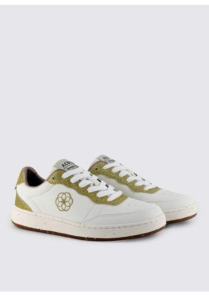 Beyaz-Altın Kadın Sneaker SHACBEWF218 fiyatları
