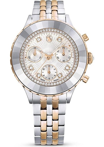 5672937 Swarovski Kol Saati Octea Chrono:mb Sıl//sts Pro