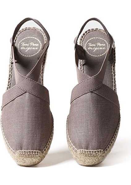 Kadın Sandalet Ter Toni Pons Elactic Linen Taupe