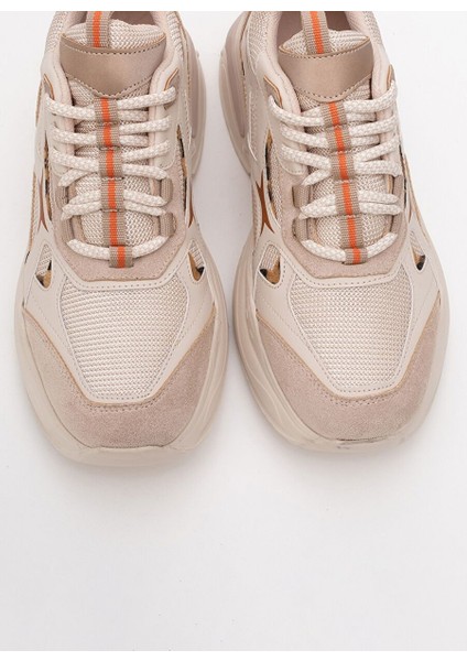 Marron Bej Desenli Kadın Spor Sneakers fiyatları
